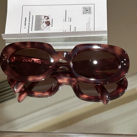Celine CL40276U Oval Sunglasses EUC/COA/No case - Picture 2 of 6